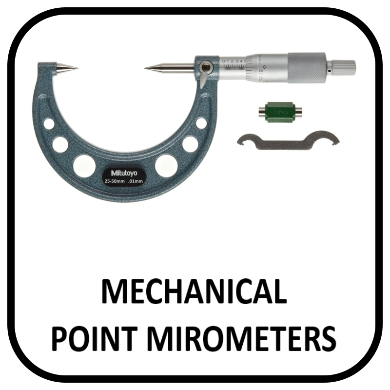 Type A Small faces Spline micrometers 0-25 25-50mm 1-2inch outside