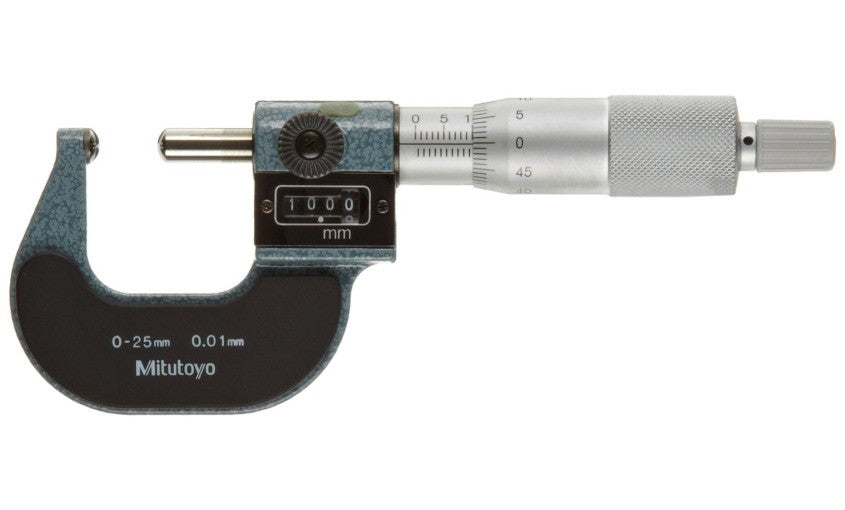 295-215 Mitutoyo Ball Anvil Micrometer 0-25mm – GreatGages