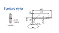 12AAB403 Mitutoyo SJ-400 Standard Stylus 90°, 5um Radius