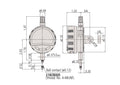 543-700 Mitutoyo Digimatic Indicator 12.7mm Range - .0005mm Res