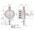 543-701-MC Mitutoyo Digital Indicator to PC Mobile Collect Wireless Package 8mm Stem, .5