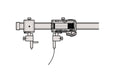 07CZA061 Mitutoyo Scriber Type Jaw for 552-Series Caliper Carbon Fiber Digital Calipers Mitutoyo   