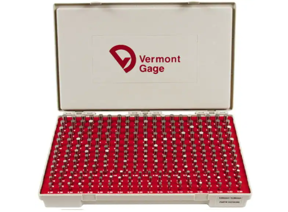 Vermont Steel Metric Gage Pin Set 5.00mm - 9.98mm – GreatGages