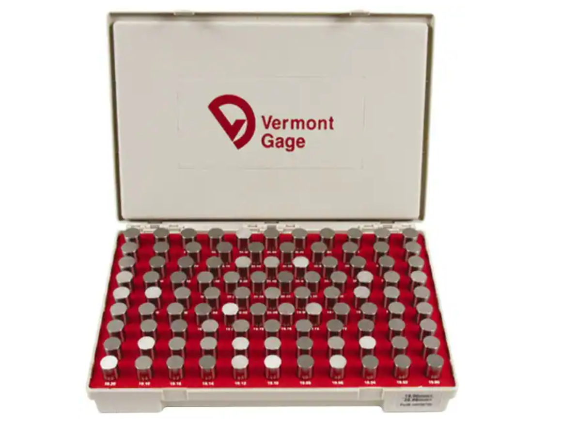 Vermont Steel Metric Gage Pin Set 19.00mm - 20.98mm – GreatGages