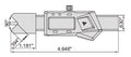 1501-10 INSIZE Digital Radius Gage .079