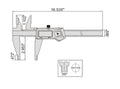 1523-127 INSIZE Nib Jaw Digital Caliper 12