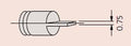 208100 Mitutoyo Micrometer Blade Anvil Attachment Micrometer Accessories Mitutoyo   