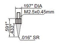 2142-101 INSIZE Electronic Depth Gage 0.5