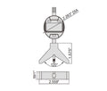 2188-55 INSIZE Digital Radius Gage 0.16