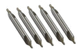 43-269-0 Size 3, 60° Center Drill 5 Pc Cutting Tools SPI   