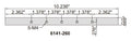 6141-260 Extension Base for INSIZE Depth Gage, 10.236