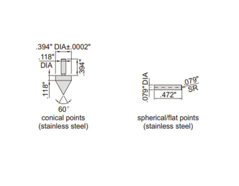 6144 INSIZE Electronic Caliper Accessory Kit Caliper Accessories SPI   