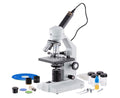 M500C-MSE Compound Microscope with USB Camera 40X-2500X Digital Microscopes GreatGages   