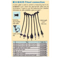 Mitutoyo U-Wave Wireless Transmitter Footswitch Cable 140F Mitutoyo U-Wave Wireless Mitutoyo   